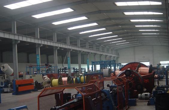 天津市电缆总厂第一分厂电力电缆生产线